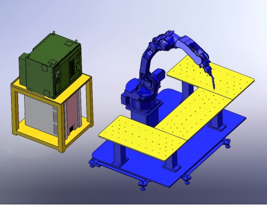 回字形三工位工作台